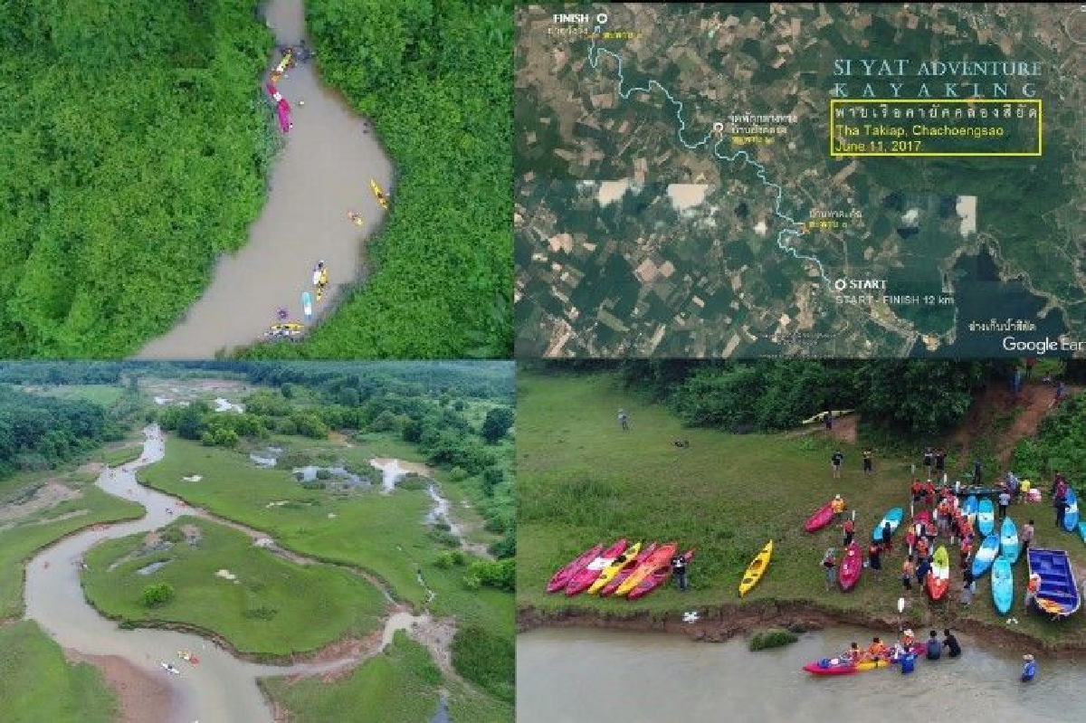 เปิด "คลองสียัด" เส้นทางท่องเที่ยวใหม่ 60 เรือคายัคปลุกชีวิตลำน้ำ "บางปะกง" เปิด "คลองสียัด" เส้นทางท่องเที่ยวใหม่ 60 เรือคายัคปลุกชีวิตลำน้ำ "บางปะกง"