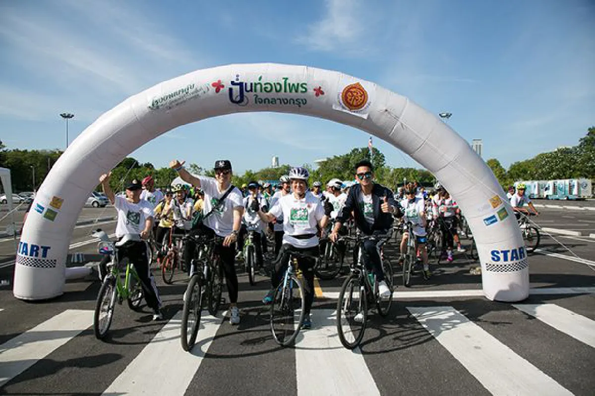 ครอบครัวนักปั่นตะลุยสวนป่าเบญจกิติ แรลลี่ปั่นท่องไพร ใจกลางกรุง