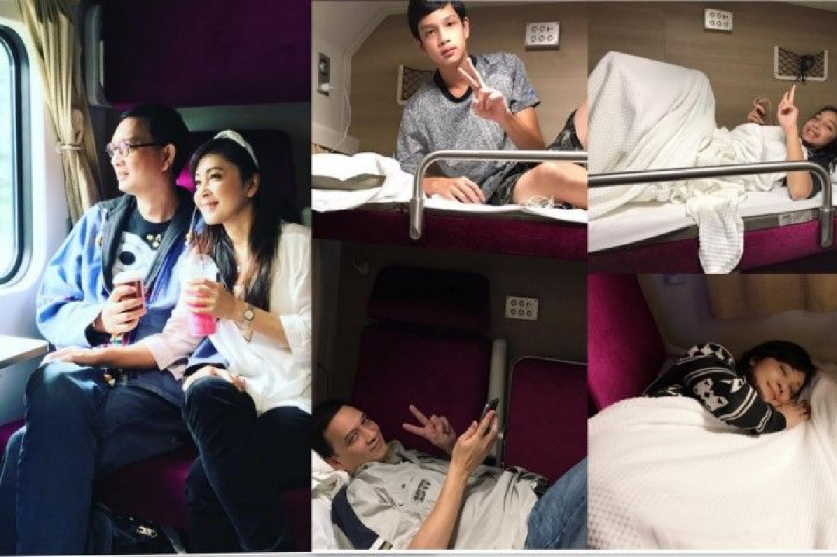 อบอุ่นน่ารัก! กวาง-น็อต พาลูกๆนั่งรถไฟไปแอ่วเหนือ อบอุ่นน่ารัก! กวาง-น็อต พาลูกๆนั่งรถไฟไปแอ่วเหนือ