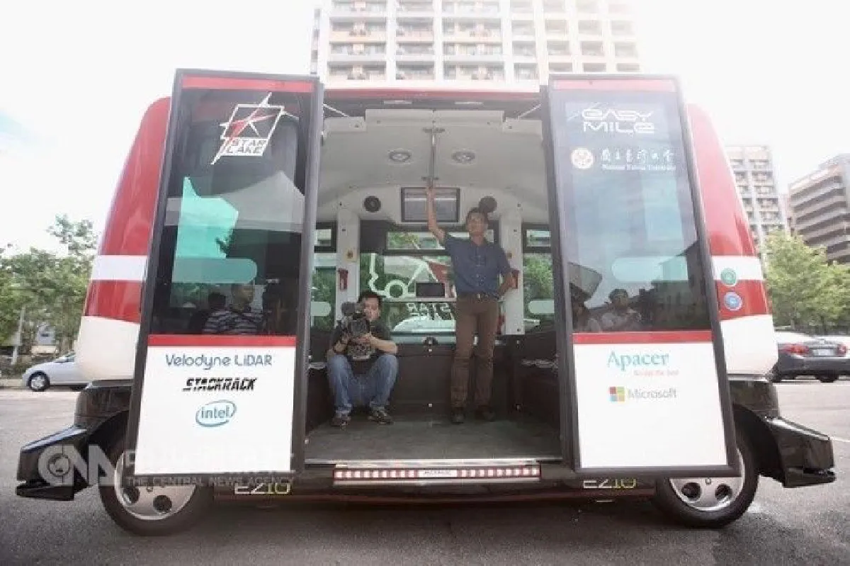 สุดเจ๋ง! ไต้หวันทดสอบรถเมล์ไร้คนขับ