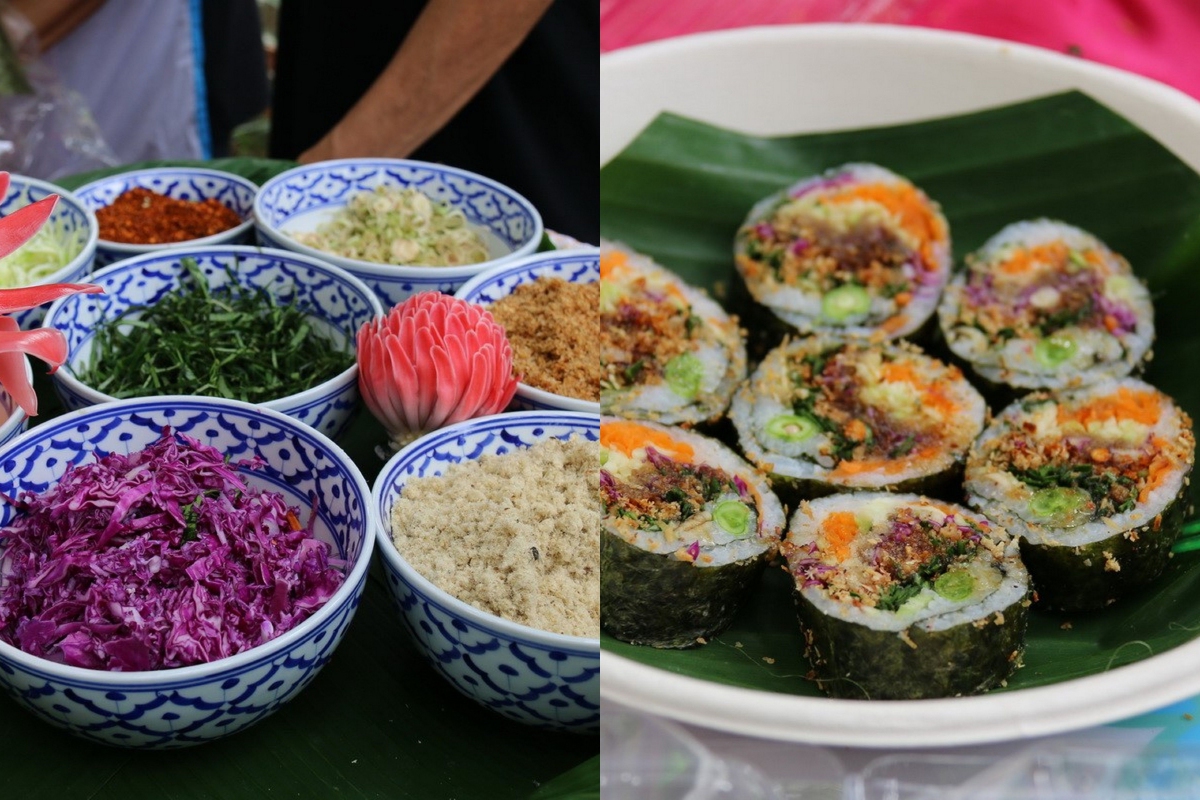 ชวนชิมข้าวยำม้วนซูชิเมนูปักษ์ใต้สไตล์ญี่ปุ่น ชวนชิมข้าวยำม้วนซูชิเมนูปักษ์ใต้สไตล์ญี่ปุ่น