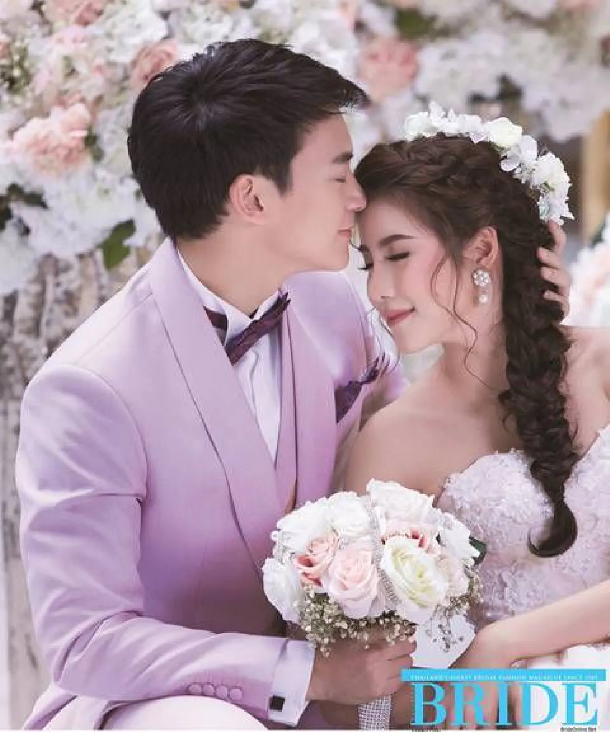 บี้-เอสเธอร์ เสิร์ฟความหวาน! ถ่ายแบบชุดแต่งงานสุดโรแมนติก