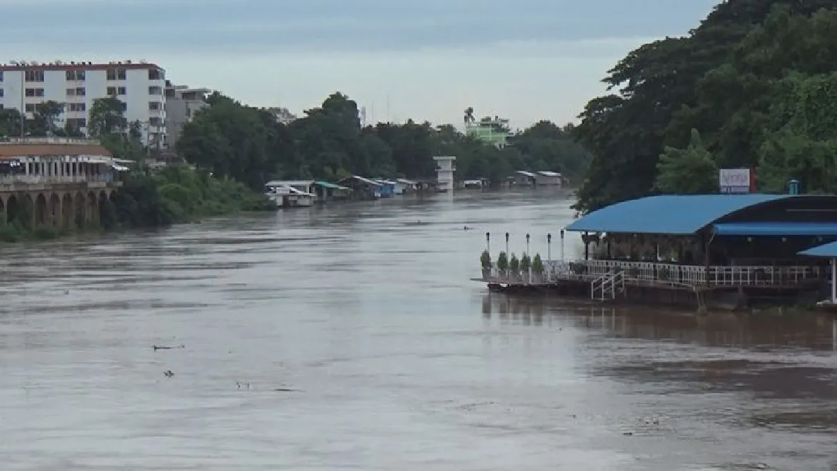 พิษณุโลกเฝ้าระวังแม่น้ำยมล้นตลิ่งที่อ.บางระกำ