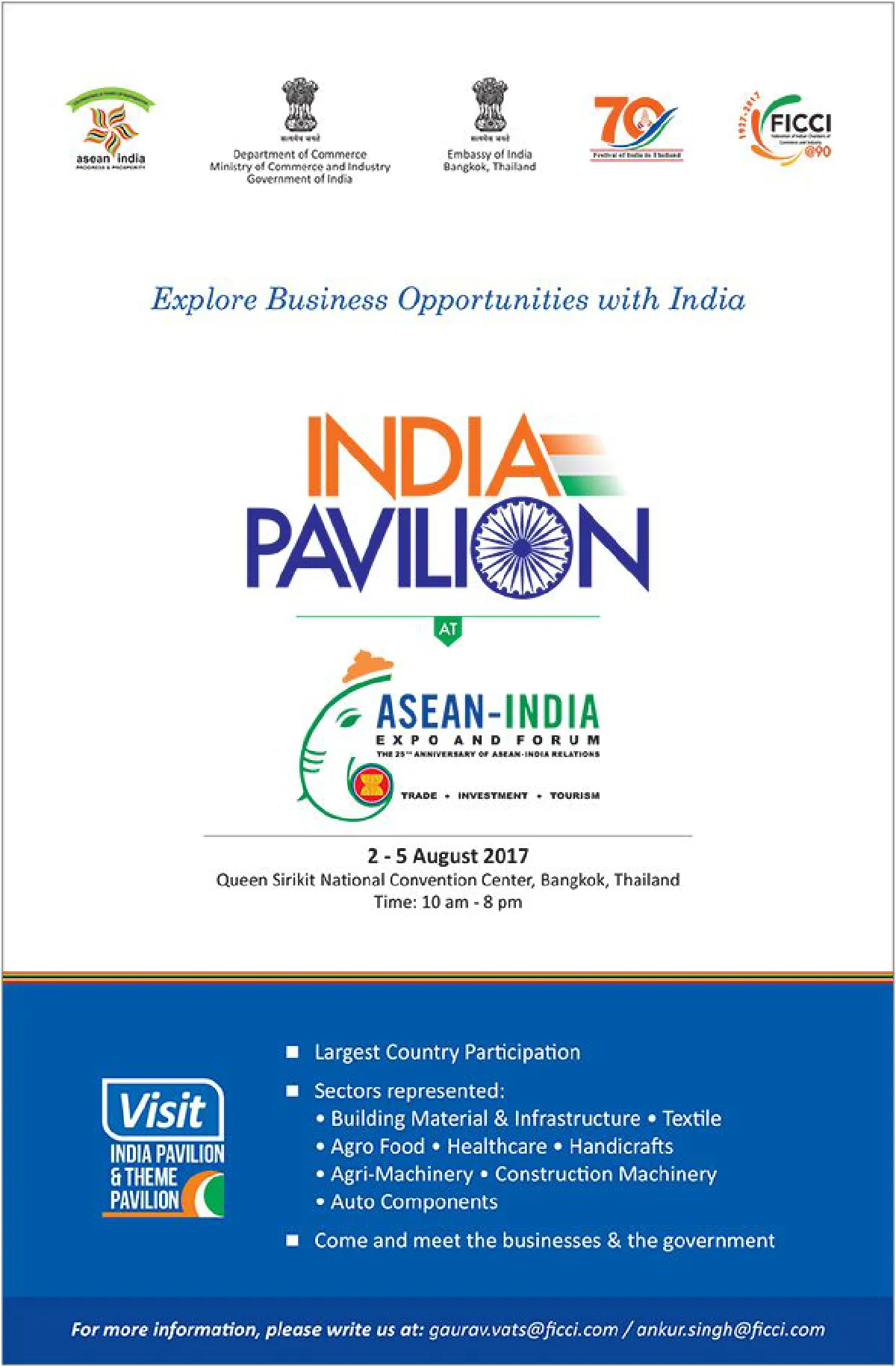 ASEAN-India Expo & Forum: Explore business opportunities with India