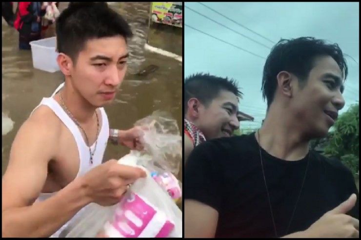 พระเอกนอกจอ"ก้อง ห้วยไร่-โตโน่" ลุยน้ำท่วม ช่วยเหลือชาวบ้าน จ.สกลนคร พระเอกนอกจอ"ก้อง ห้วยไร่-โตโน่" ลุยน้ำท่วม ช่วยเหลือชาวบ้าน จ.สกลนคร