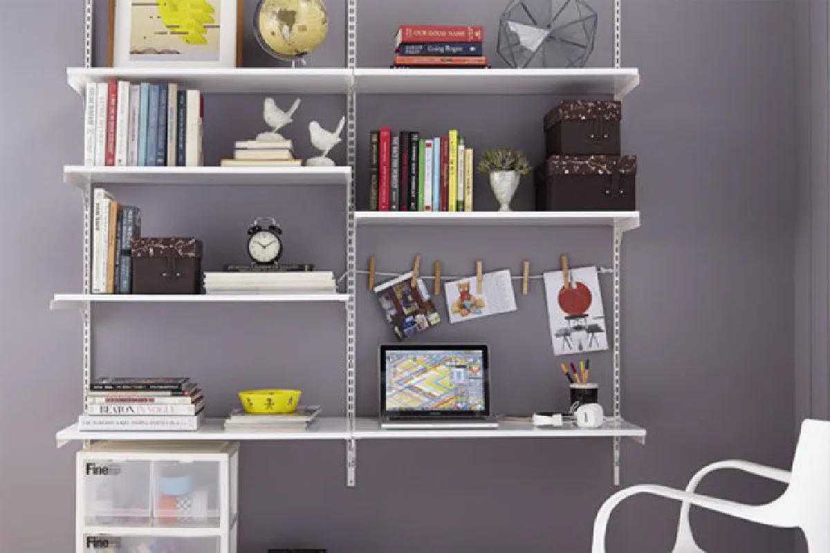 เปลี่ยนผนังเป็นพื้นที่จัดเก็บสุดเก๋