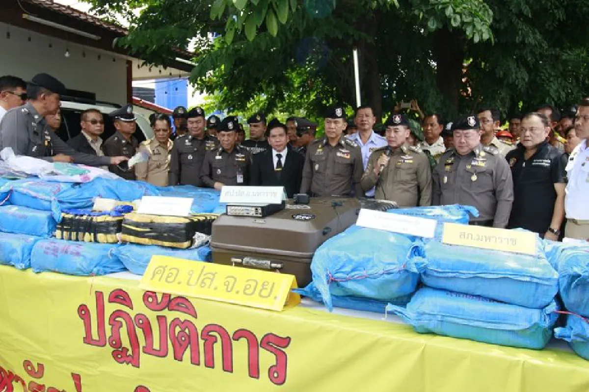 ผบ.ตร.สั่งขยายผลอยุธยาจับยาบ้า6ล้านเม็ด