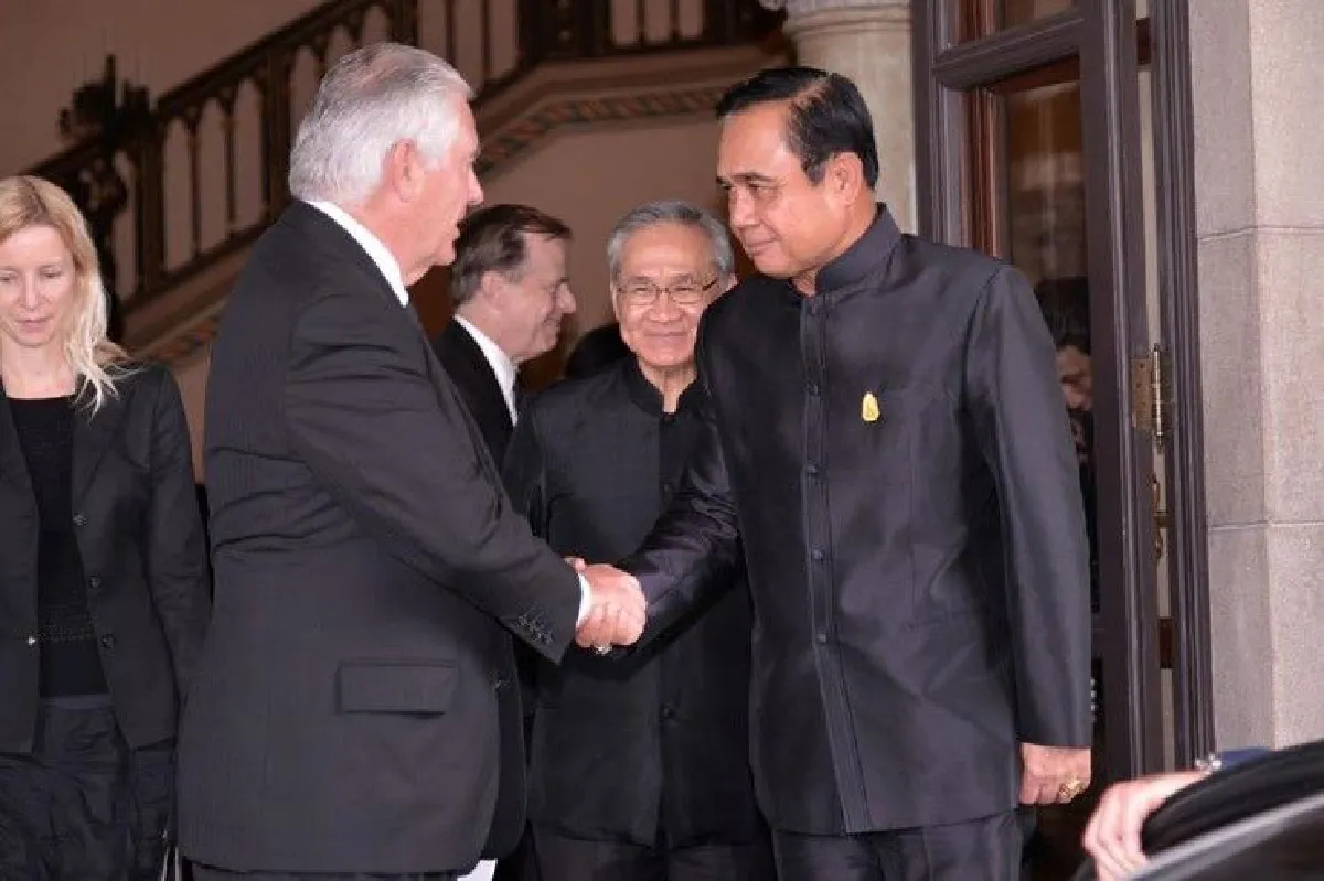 รมว.ต่างประเทศสหรัฐฯ เข้าหารือกับนายกรัฐมนตรี ย้ำความความร่วมมือในหลายด้าน