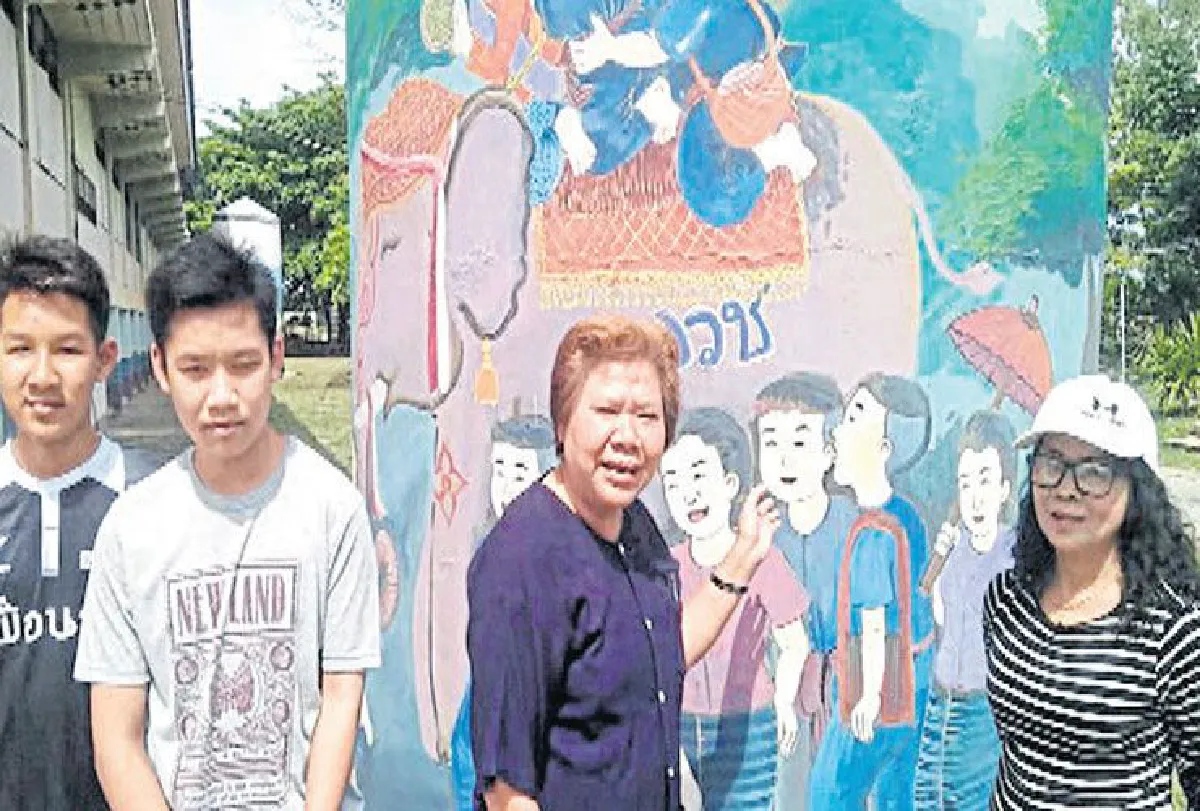 ศิลปะบนซากแท็งก์น้ำ