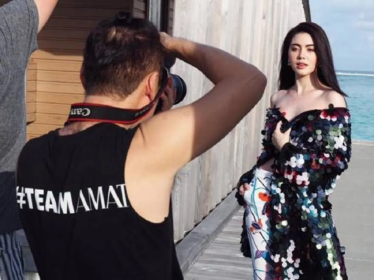 ใหม่ ดาวิกา-นาย ณภัทร ประกบคู่โชว์หวานถ่ายแบบที่มัลดีฟส์