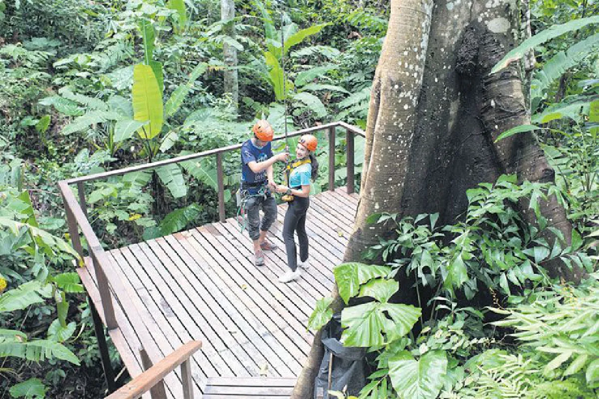 ห้อยโหนเป็นลิง กรี๊ดลั่นป่า ที่หนุมาน เวิลด์