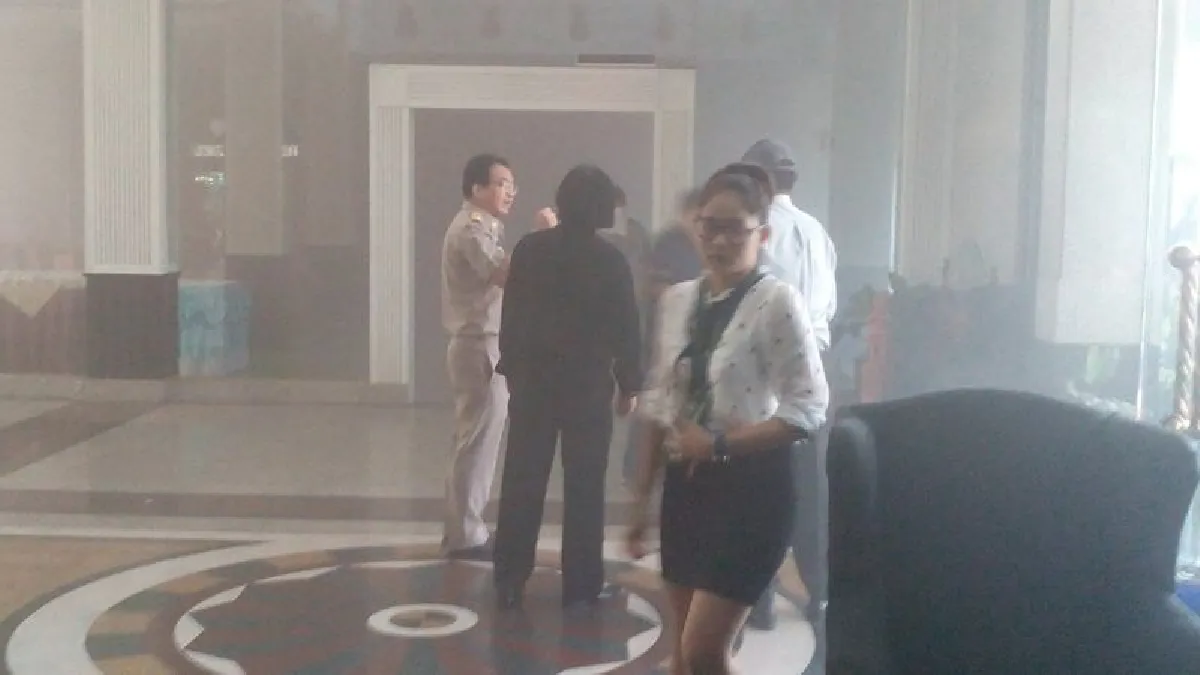 ไฟไหม้ห้องครัวโรงแรมดังใจกลางเมืองกาญจน์