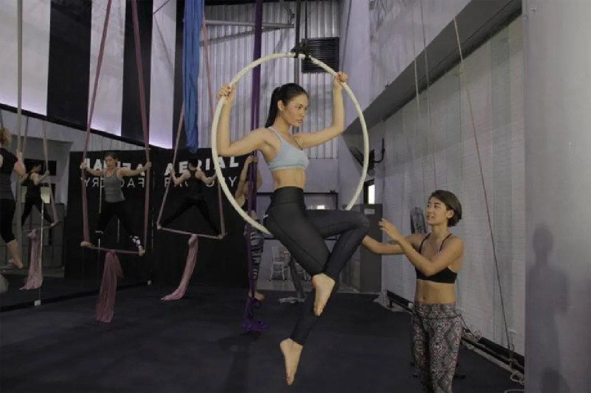 ชลิตา ส่วนเสน่ห์ หลงรักกายกรรม ‘แอเรียล อาร์ต’