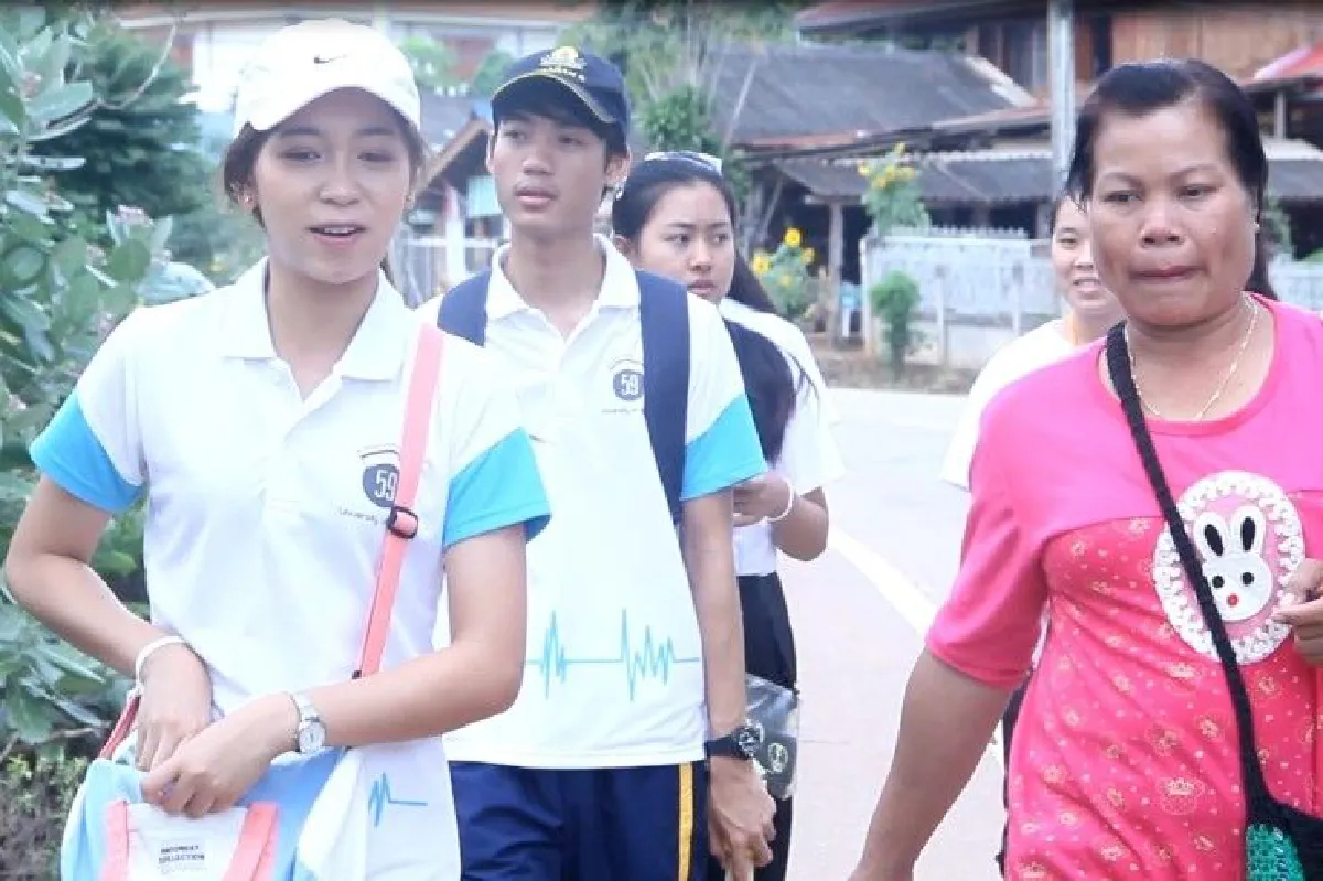 บุตรบุญธรรมชุมชน โครงการรับน้องใหม่ พยาบาล มหา’ลัยพะเยา