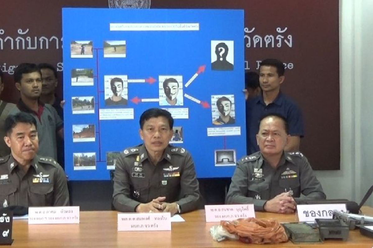 ตำรวจตรังรวบแก๊งลักกล่องดำรถแบคโฮ ตำรวจตรังรวบแก๊งลักกล่องดำรถแบคโฮ