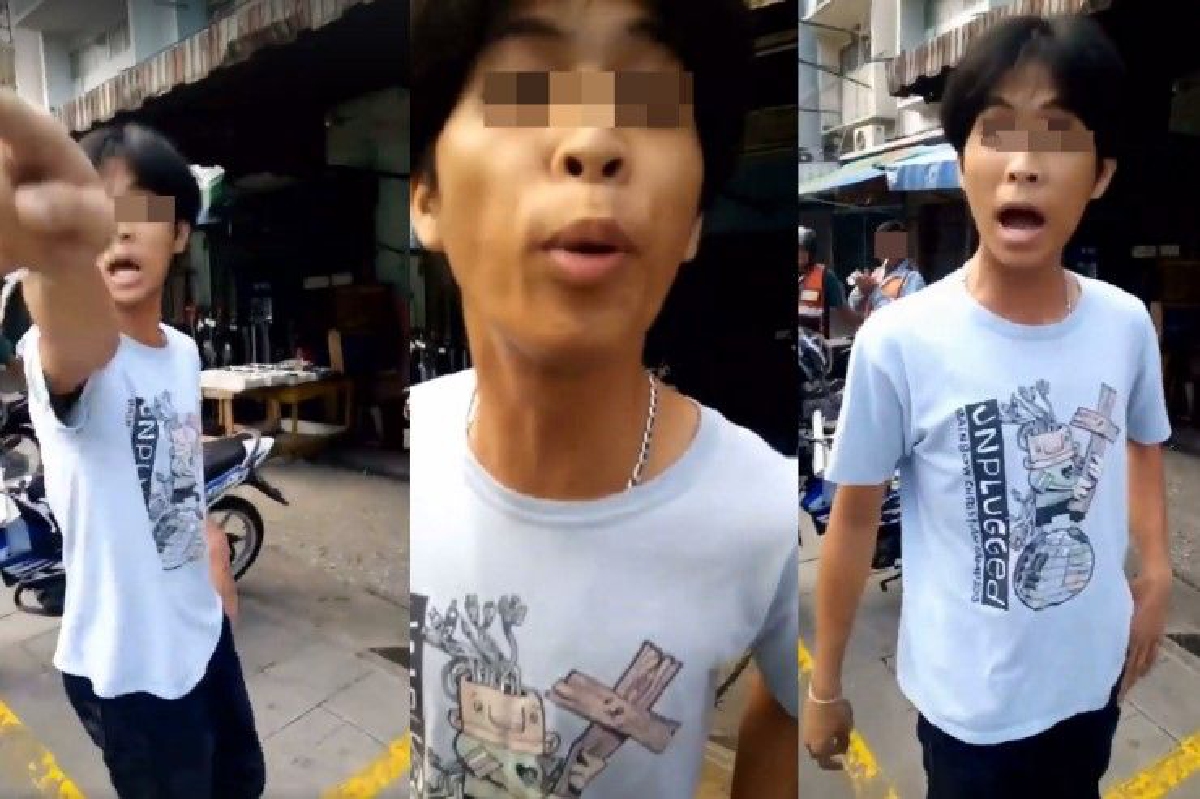 "วัยรุ่น" เดือดท้าชก "ตำรวจ" บอกเดี๋ยวตบดาวหลุด เเถมถุยน้ำลายใส่ หลังถูกจับไม่สวมหมวกกันน็อค "วัยรุ่น" เดือดท้าชก "ตำรวจ" บอกเดี๋ยวตบดาวหลุด เเถมถุยน้ำลายใส่ หลังถูกจับไม่สวมหมวกกันน็อค