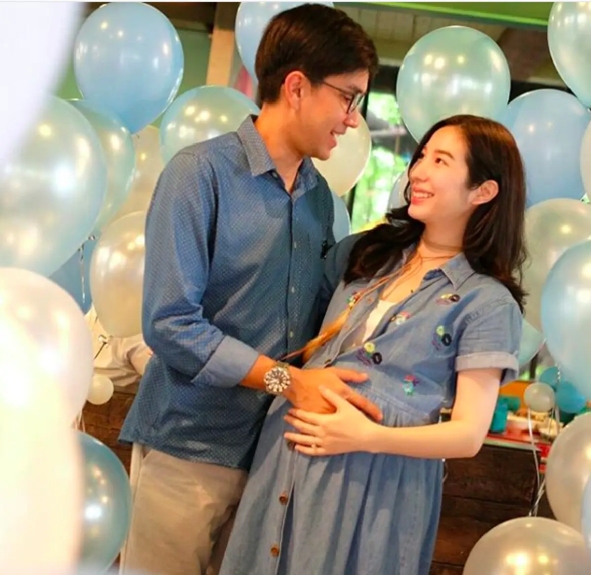 โมเมนต์พิเศษ “กัปตัน-เอ้ก” จัดปาร์ตี้เบบี้ชาวเวอร์แสนอบอุ่น