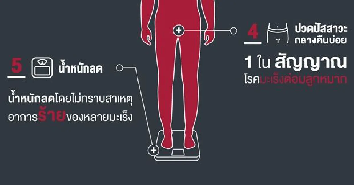 5 อาการเตือนโรคมะเร็งร้าย