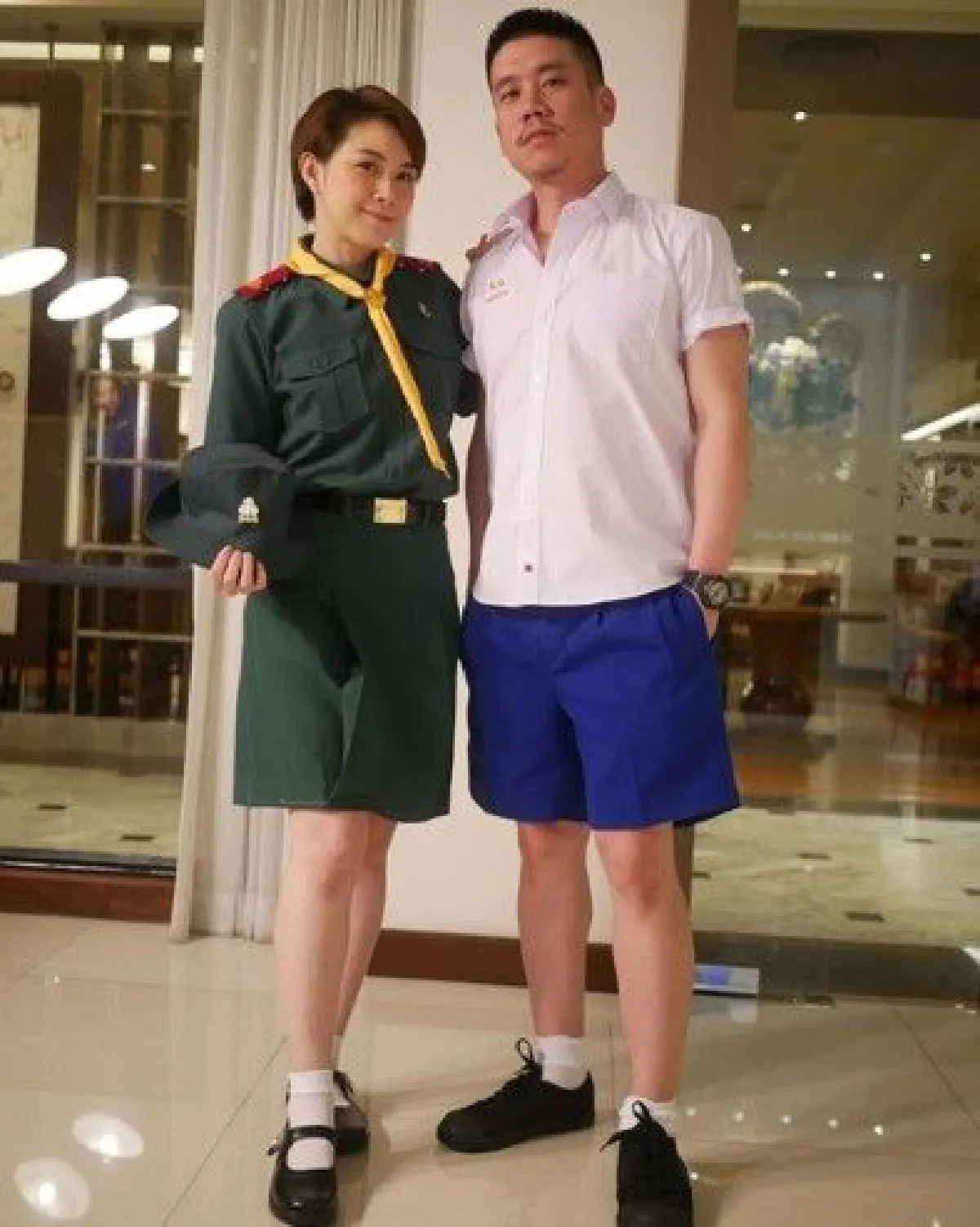 "เป้ย ปานวาด" สุดเซ็กซี่ในมาดครูสาว ร่วมงานวันเกิดธีม backtoschool