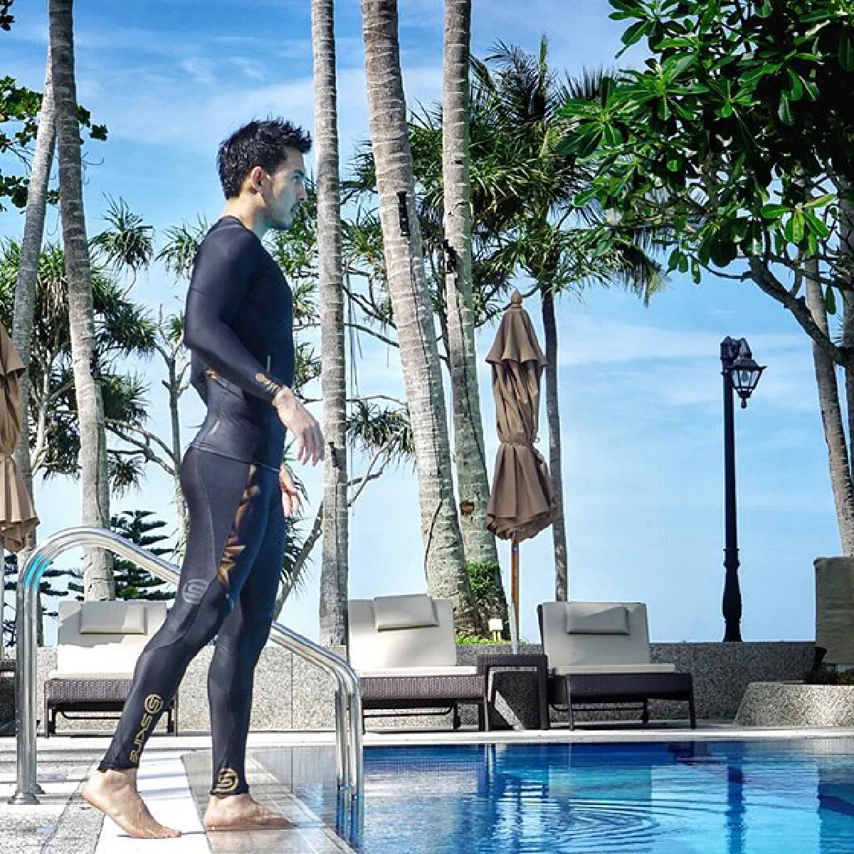 12 ภาพคู่รักหวาน อั้ม-นัท พา น้องฟ้าโปรด โชว์ความสตรองริมทะเล