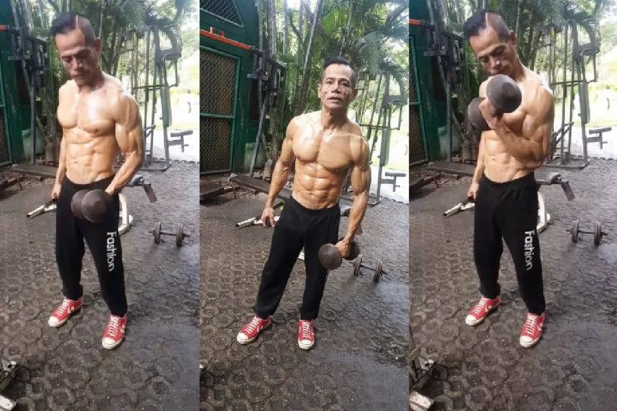 ชื่นชม! "ป๋าทอมมี่" สุดแข็งเเกร่งในวัย 55 ปี เเนะอย่าทำงานจนไม่ออกกำลังกาย