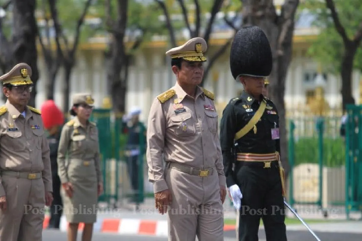 ชมภาพการซ้อมย่อยริ้วขบวนพระบรมราชอิสริยยศฯ