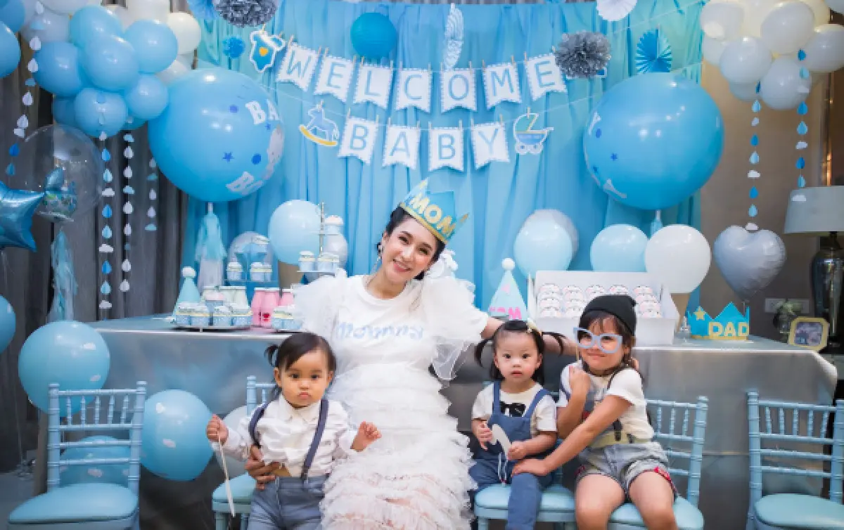 ใกล้คลอดแล้ว! รวมภาพปาร์ตี้ Baby Shower ของ “เนย โชติกา”
