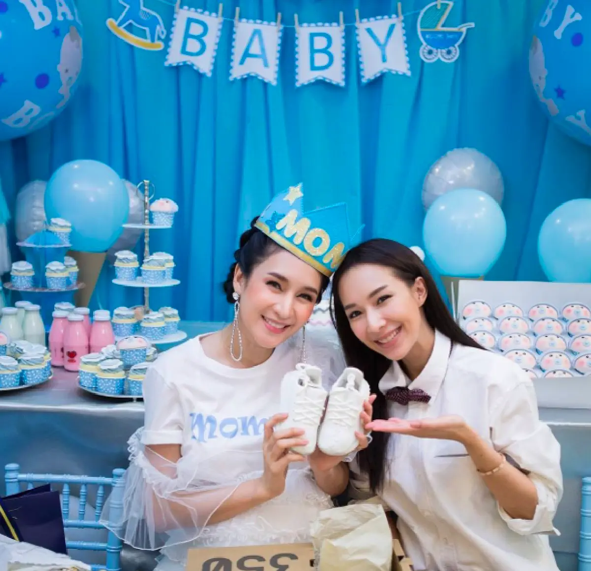 ใกล้คลอดแล้ว! รวมภาพปาร์ตี้ Baby Shower ของ “เนย โชติกา”