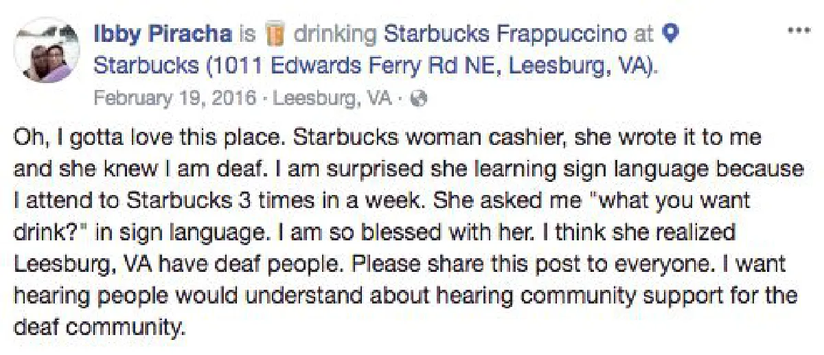 หัวใจบริการ! บาริสต้าสาวตั้งใจเรียนภาษามือเพื่อรับออเดอร์จากคนหูหนวก