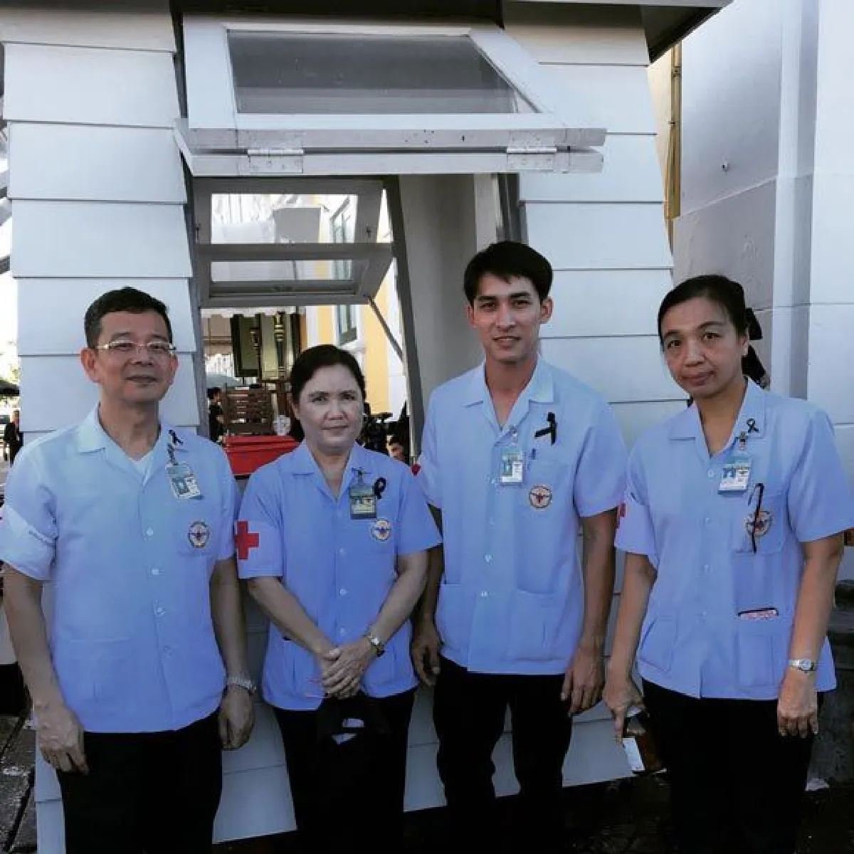 หมอก้อง สรวิชญ์ ทำหน้าที่แพทย์ทหาร ดูแลประชาชนในงานพระราชพิธีฯ