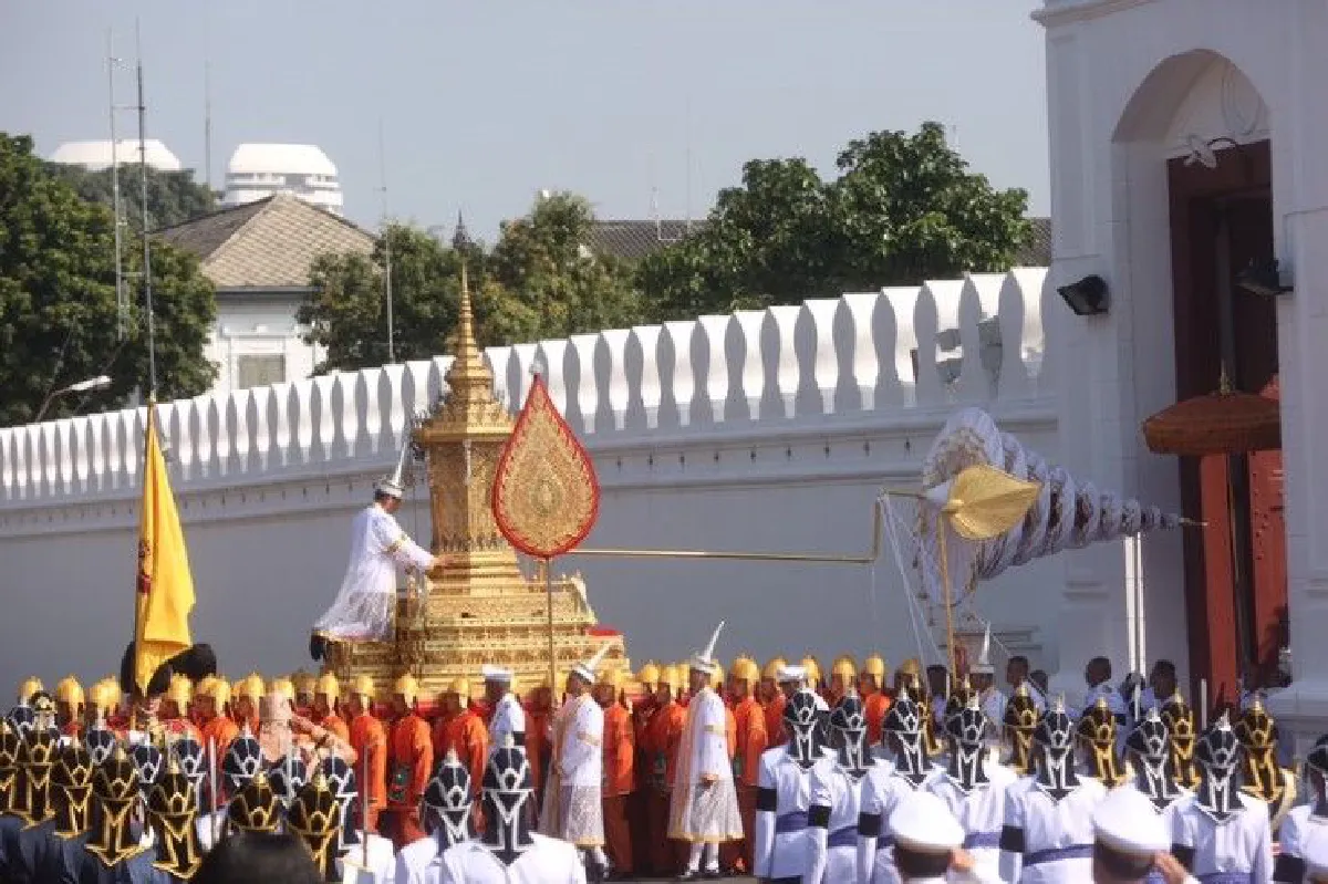 ประมวลภาพริ้วขบวนที่1 เชิญพระโกศทองใหญ่โดยพระยานมาศสามลำคาน