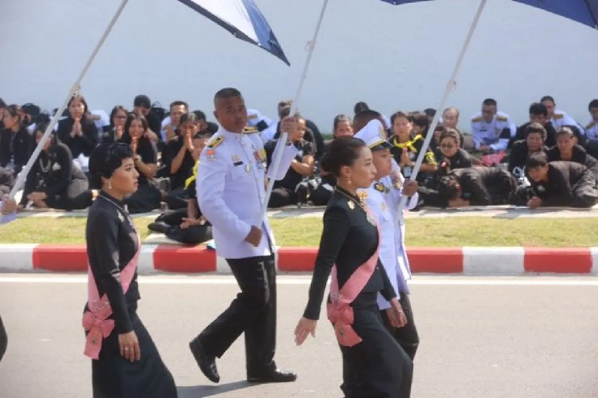 ประมวลภาพริ้วขบวนที่1 เชิญพระโกศทองใหญ่โดยพระยานมาศสามลำคาน