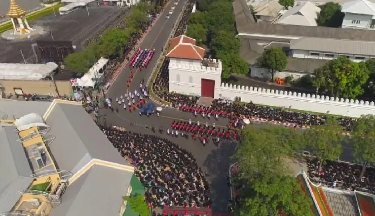 ประมวลภาพริ้วขบวนที่1 เชิญพระโกศทองใหญ่โดยพระยานมาศสามลำคาน