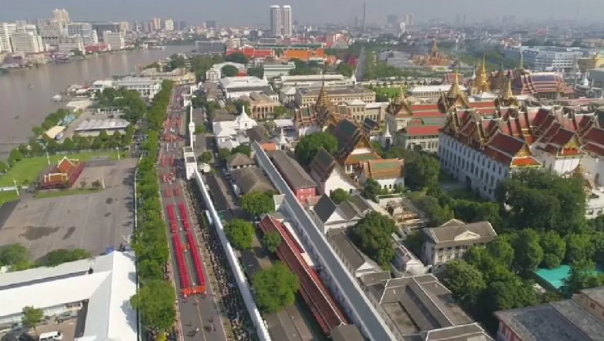 ประมวลภาพริ้วขบวนที่1 เชิญพระโกศทองใหญ่โดยพระยานมาศสามลำคาน