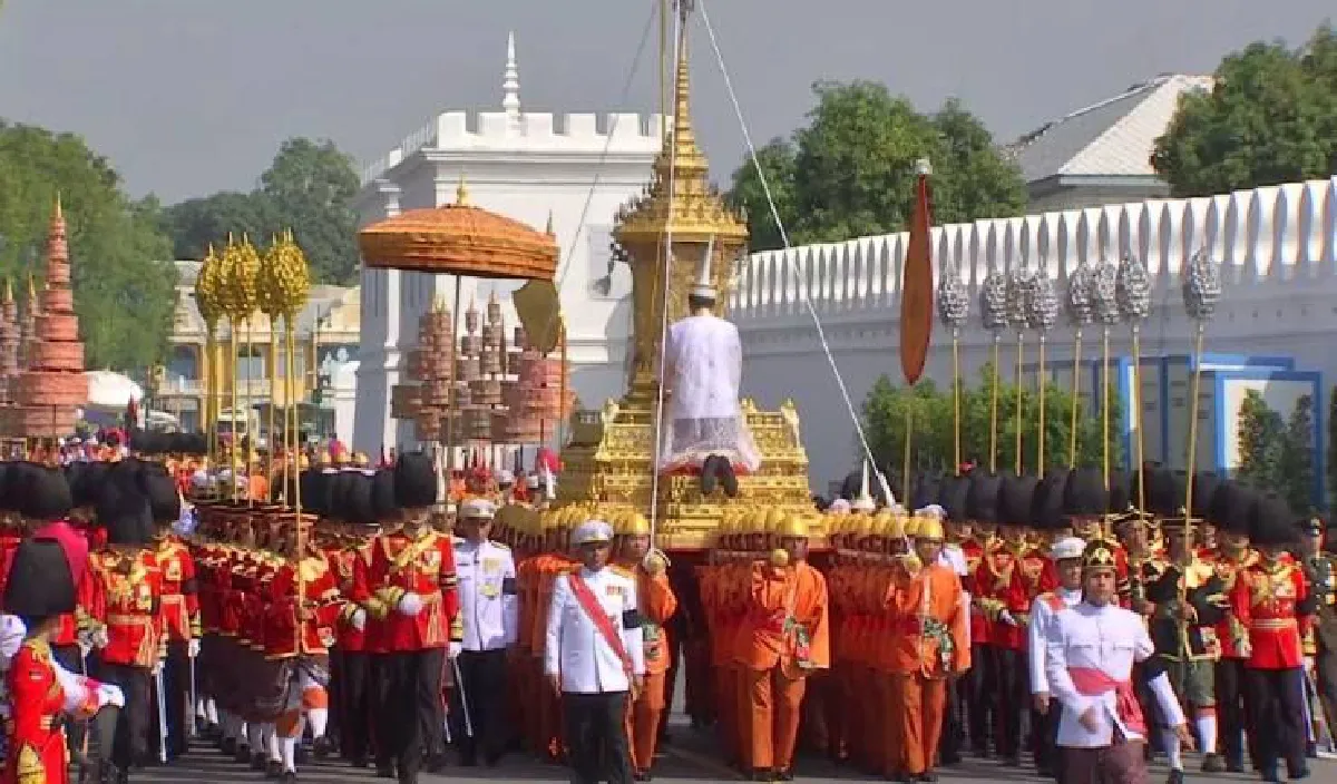 ประมวลภาพริ้วขบวนที่1 เชิญพระโกศทองใหญ่โดยพระยานมาศสามลำคาน