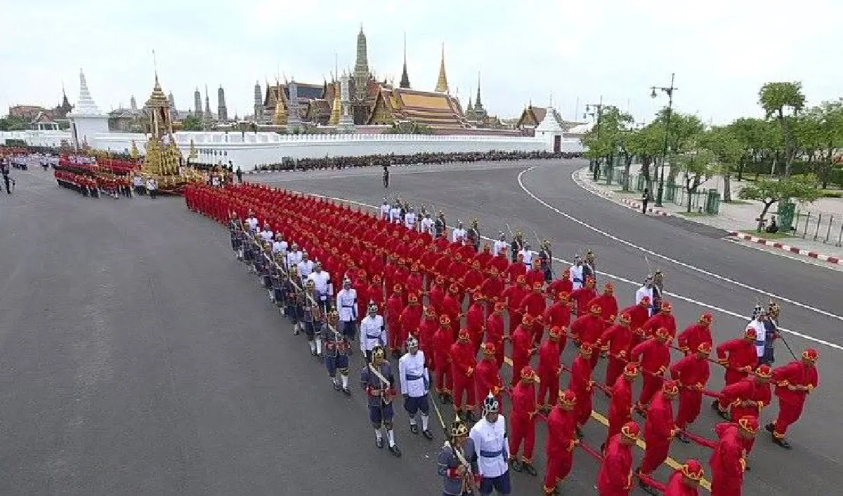ประมวลภาพ ริ้วขบวนที่ 2 ขบวนพระบรมราชอิสริยยศเชิญพระบรมโกศสู่พระเมรุมาศ