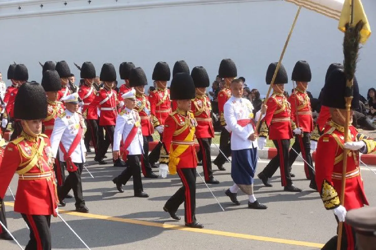ประมวลภาพริ้วขบวนที่1 เชิญพระโกศทองใหญ่โดยพระยานมาศสามลำคาน