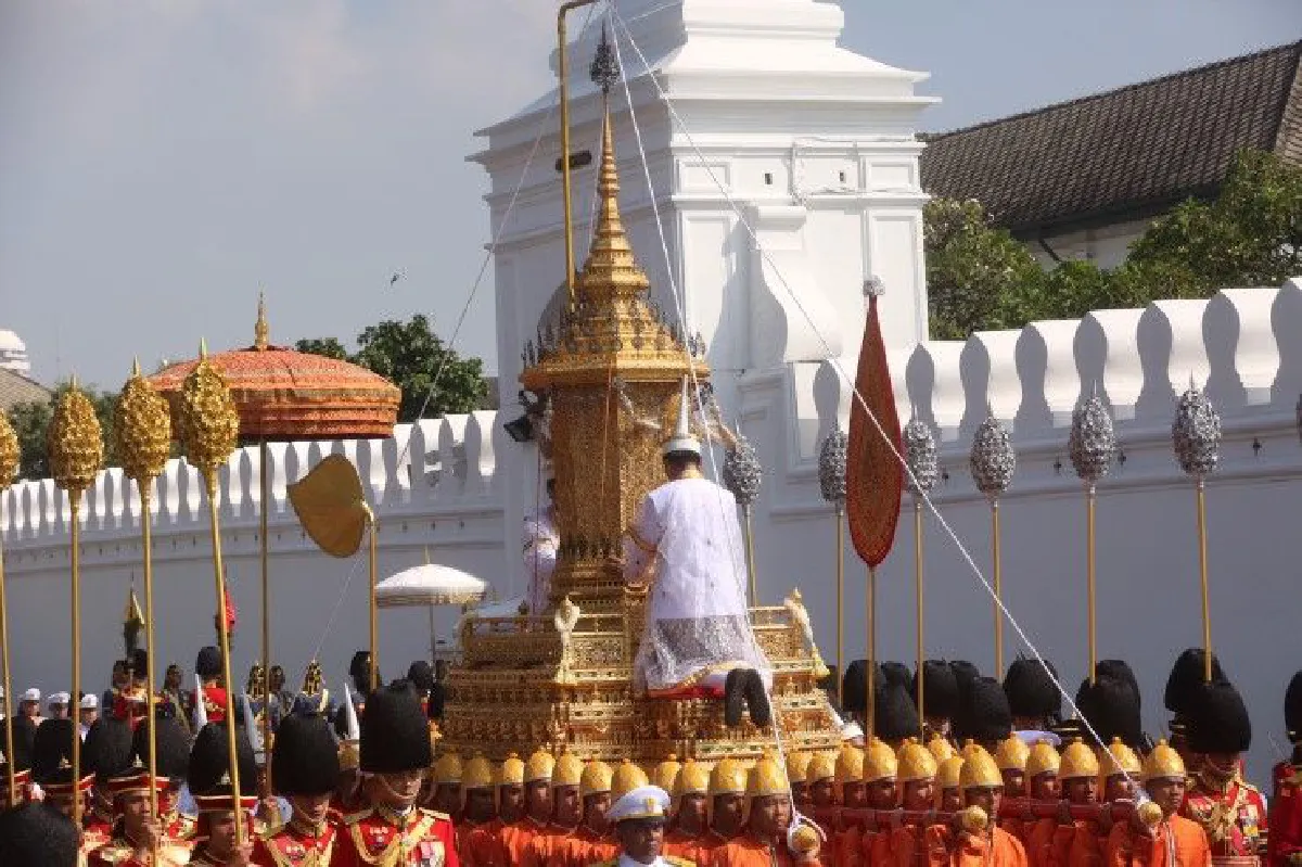 ประมวลภาพริ้วขบวนที่1 เชิญพระโกศทองใหญ่โดยพระยานมาศสามลำคาน