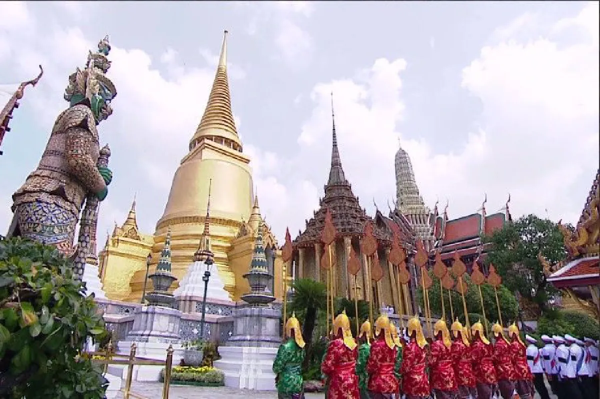 ประมวลภาพ ริ้วขบวนที่ 4 เชิญพระโกศพระบรมอัฐิและพระบรมราชสรีรางคารไปพระบรมมหาราชวัง