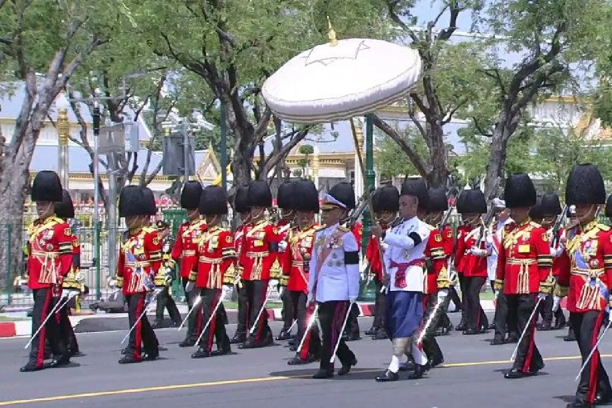 ประมวลภาพ ริ้วขบวนที่ 4 เชิญพระโกศพระบรมอัฐิและพระบรมราชสรีรางคารไปพระบรมมหาราชวัง