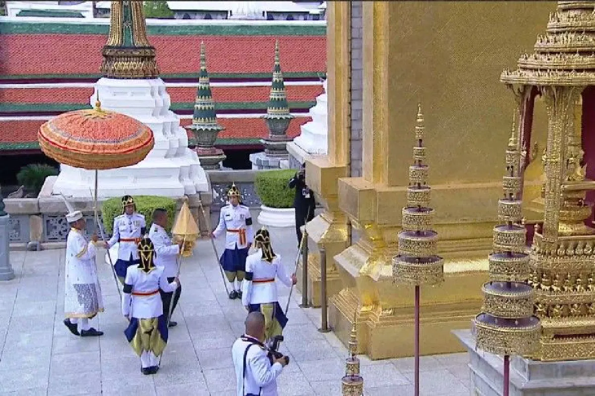 ประมวลภาพ ริ้วขบวนที่ 4 เชิญพระโกศพระบรมอัฐิและพระบรมราชสรีรางคารไปพระบรมมหาราชวัง