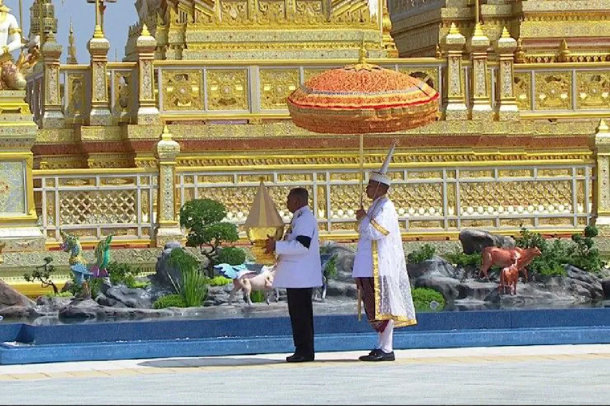 ประมวลภาพ ริ้วขบวนที่ 4 เชิญพระโกศพระบรมอัฐิและพระบรมราชสรีรางคารไปพระบรมมหาราชวัง