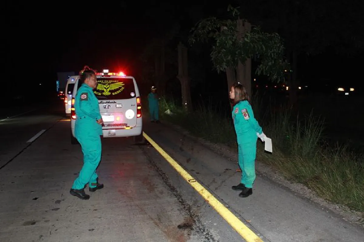 ดาบตำรวจเศร้าเมียท้องปั่นจักรยานเจอรถตู้พุ่งชนดับ