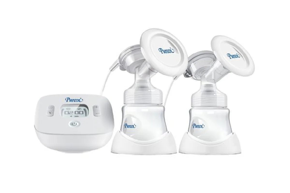 เครื่องปั๊มนมไฟฟ้า แบบปั๊มคู่  (Electronic Double Breast Pump) จากเพียวรีน  (Pureen) บริษัท ยู.เอส.สัมมิท (โอเวอร์ซีส์) จำกัด
