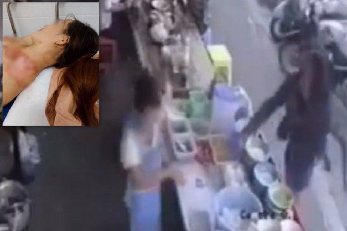 หญิงปาถุงขนมจีนร้อนใส่แม่ค้ายอมจ่าย 2 หมื่น หญิงปาถุงขนมจีนร้อนใส่แม่ค้ายอมจ่าย 2 หมื่น