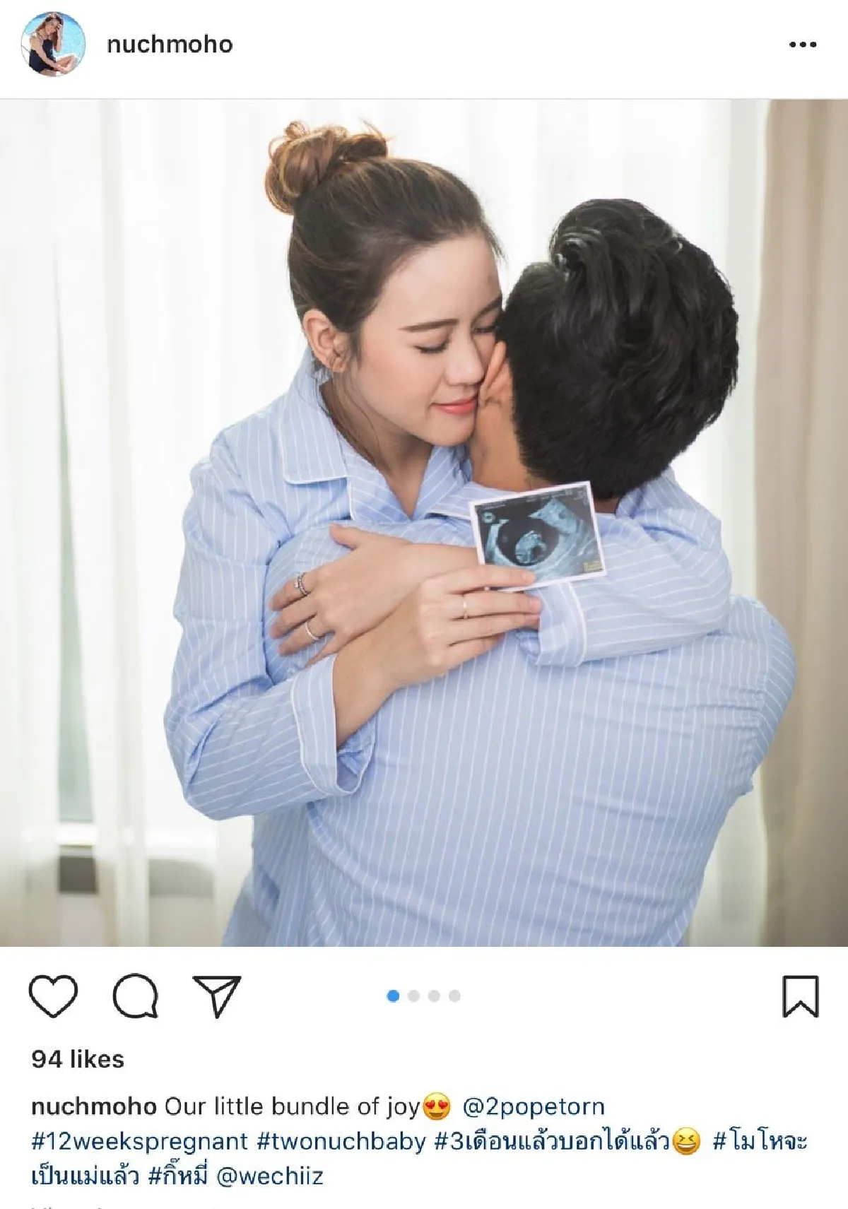 ได้เป็นพ่อคนแล้ว! ตู่ ภพธร ประกาศข่าวดีภรรยาตั้งท้อง 3 เดือน