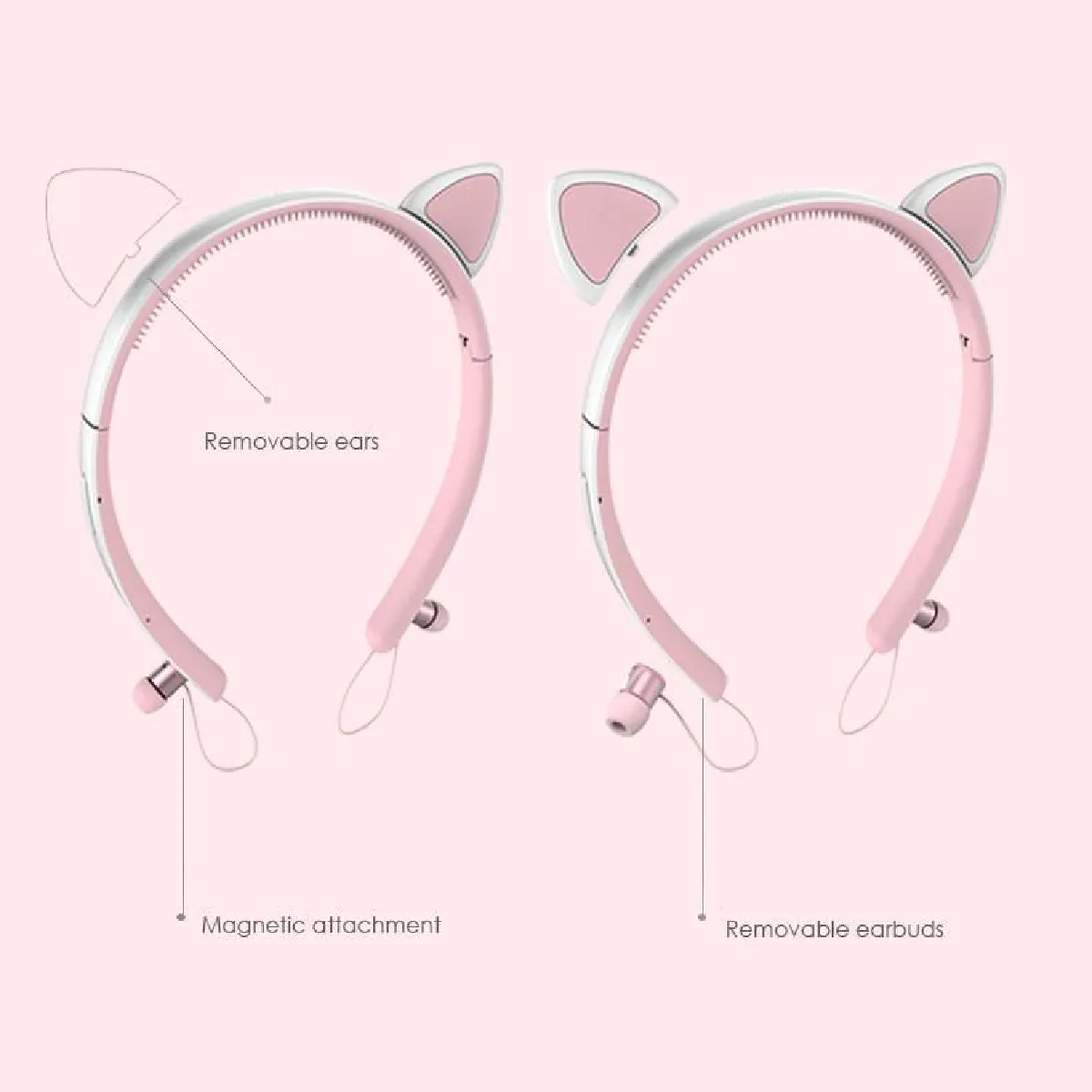 หูฟังที่คาดผมอัจฉริ (เยอะ) ปรับเปลี่ยนหูได้ตามใจ