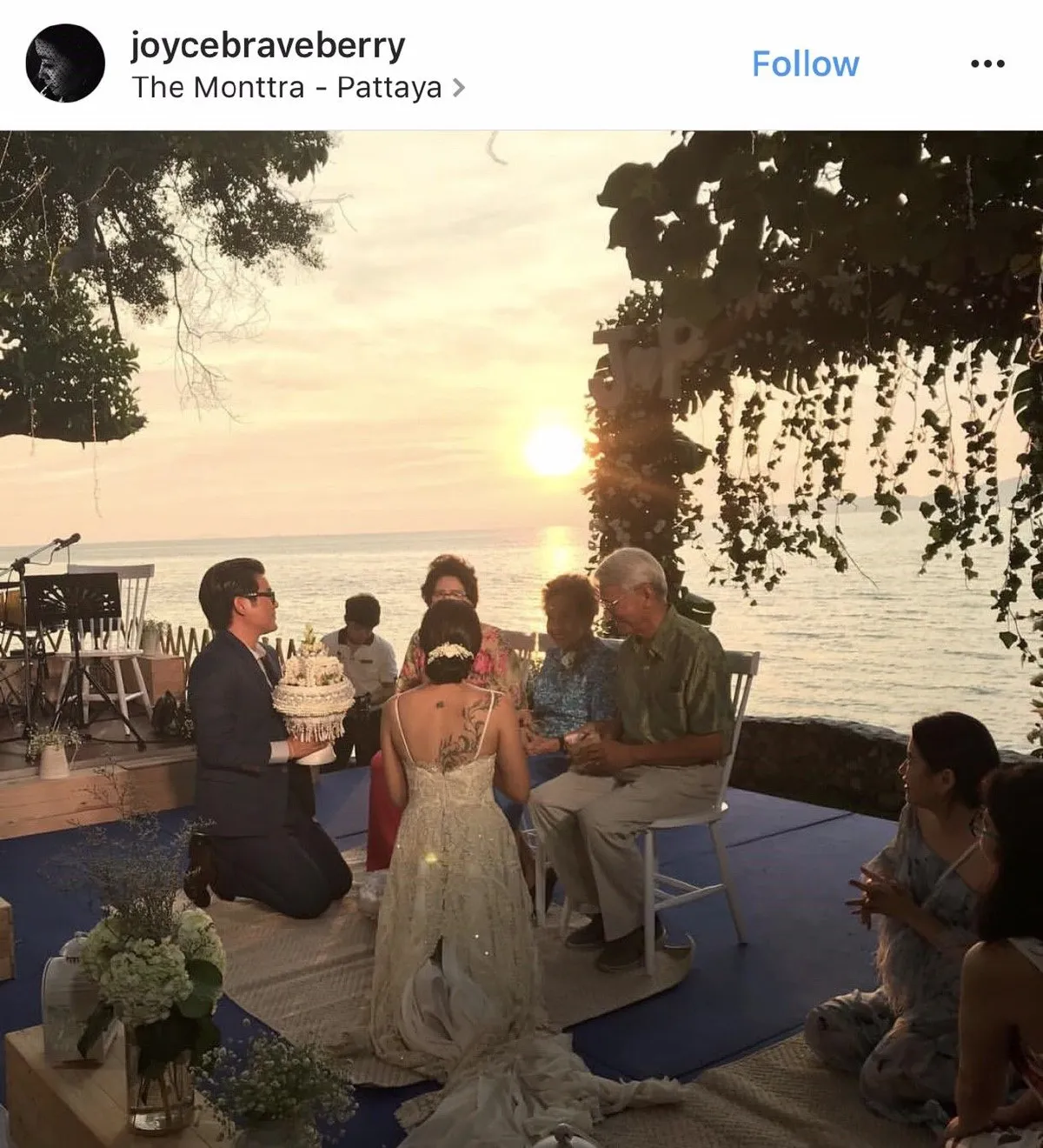 ชื่นมื่นอีกคู่! ลีโอ พุฒ ควงแฟนสาววิวาห์ริมทะเลสุดโรแมนติก