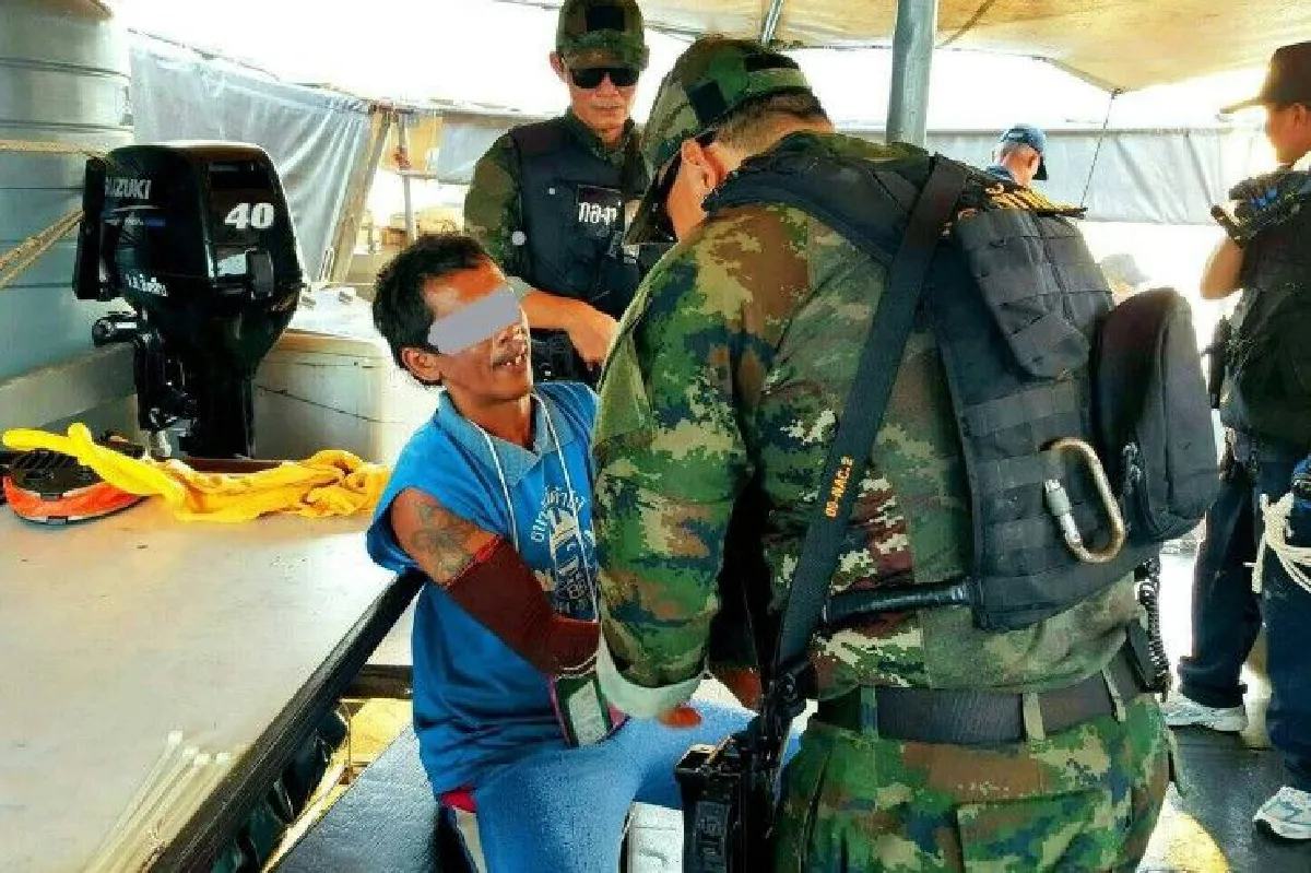 บุกจับกลางทะเล!แก๊งหลอกแรงงานไปทำประมงที่อินโดฯ