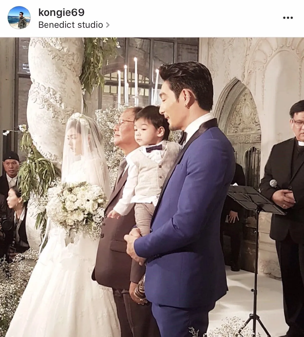 โอ๊ต-จีน่า สมดังใจ..ฉลองแต่งงาน ให้ลูกชายร่วมพิธีสำคัญของพ่อแม่